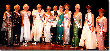 The Top 10 at the 1998 Ms. Senior America Pageant